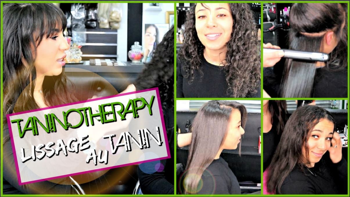 video de test de lissage au tenin a paris sur une filles aux cheveux tres frisé